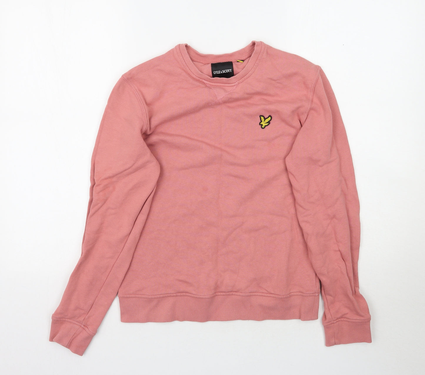 Lyle & Scott Mens Pink   Pullover Sweatshirt Size XS