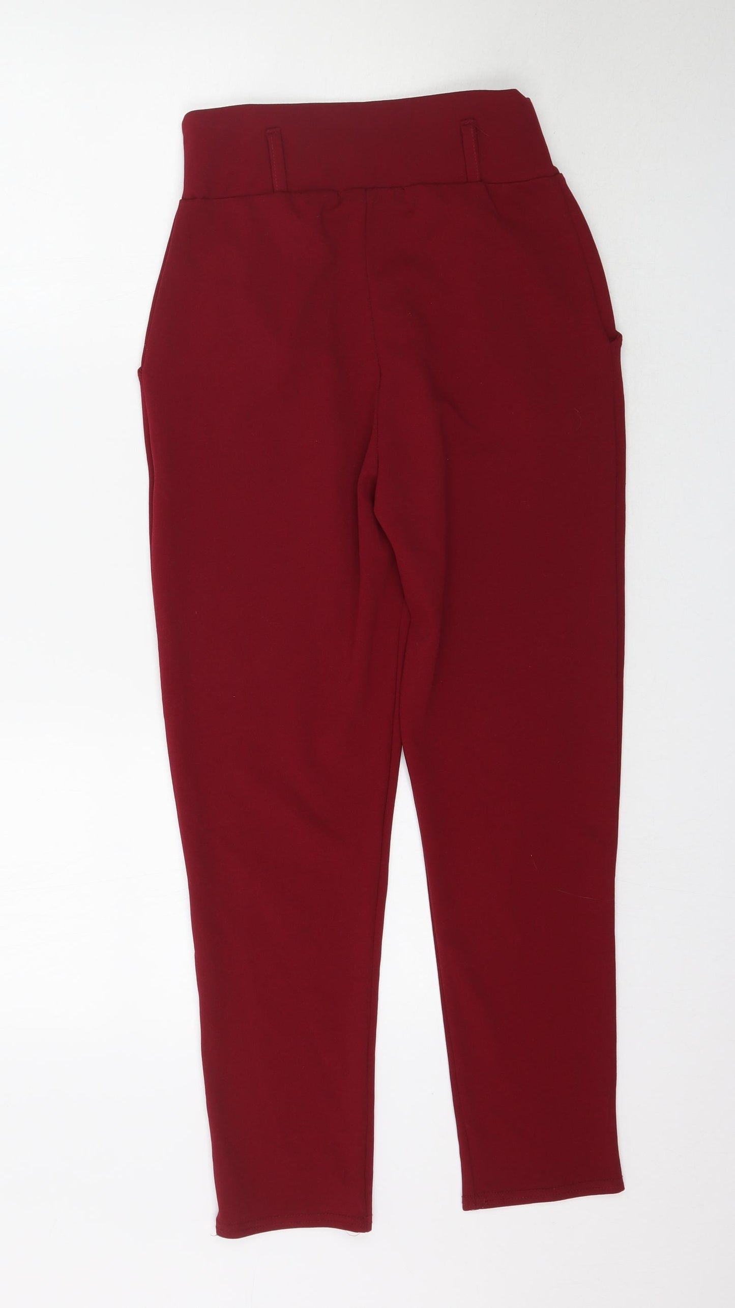 Parisian Womens Red   Trousers  Size 8 L26 in