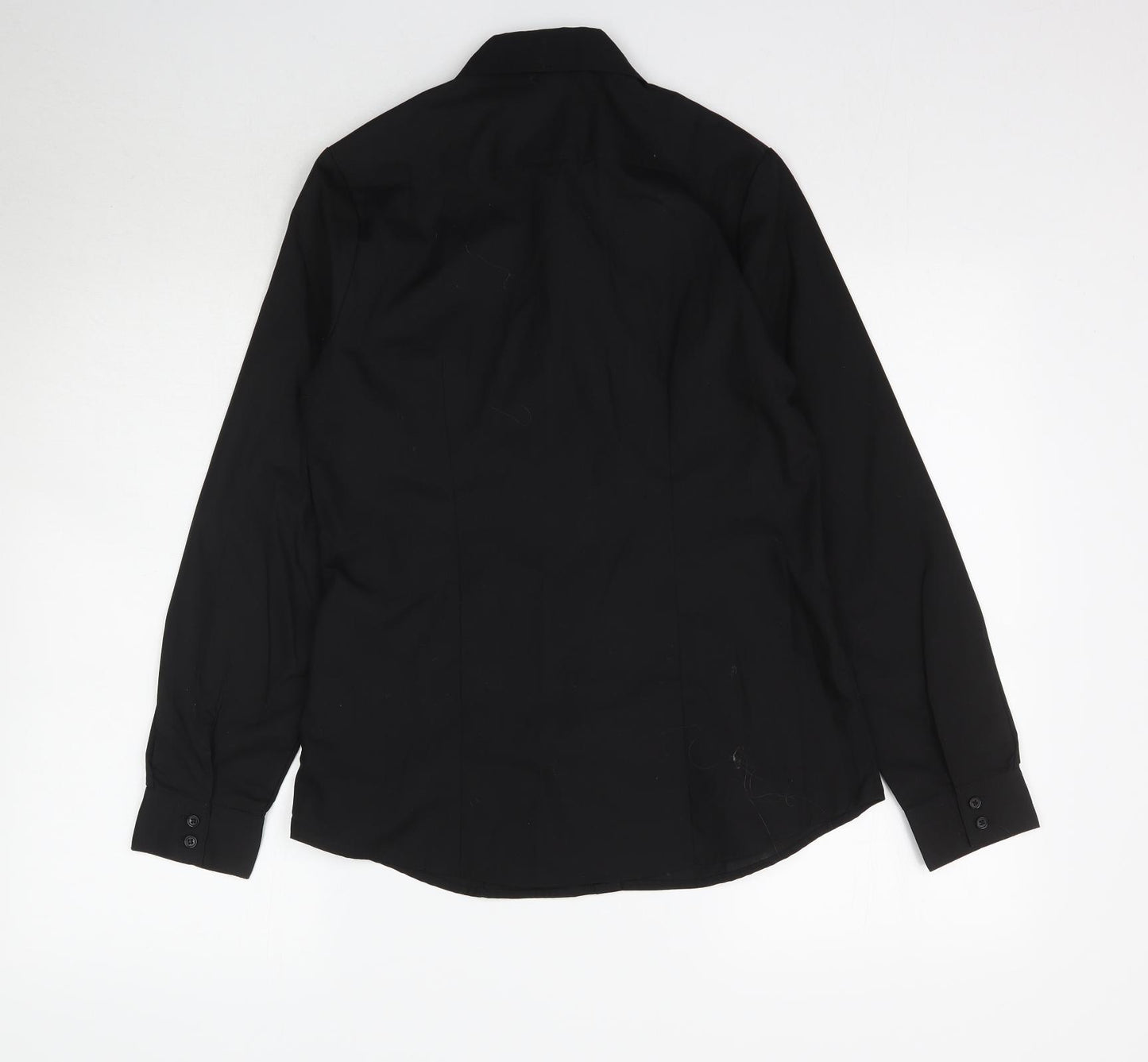Primark Womens Black   Basic Button-Up Size 10