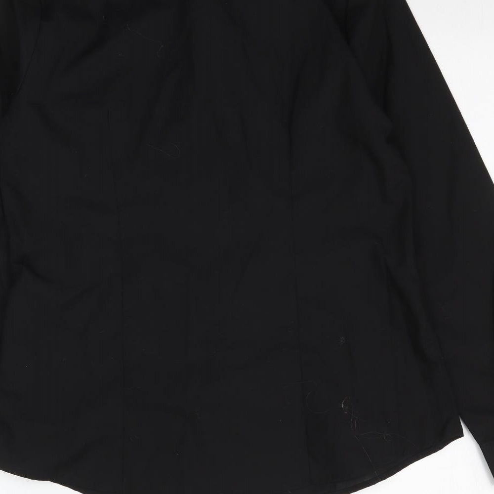 Primark Womens Black   Basic Button-Up Size 10