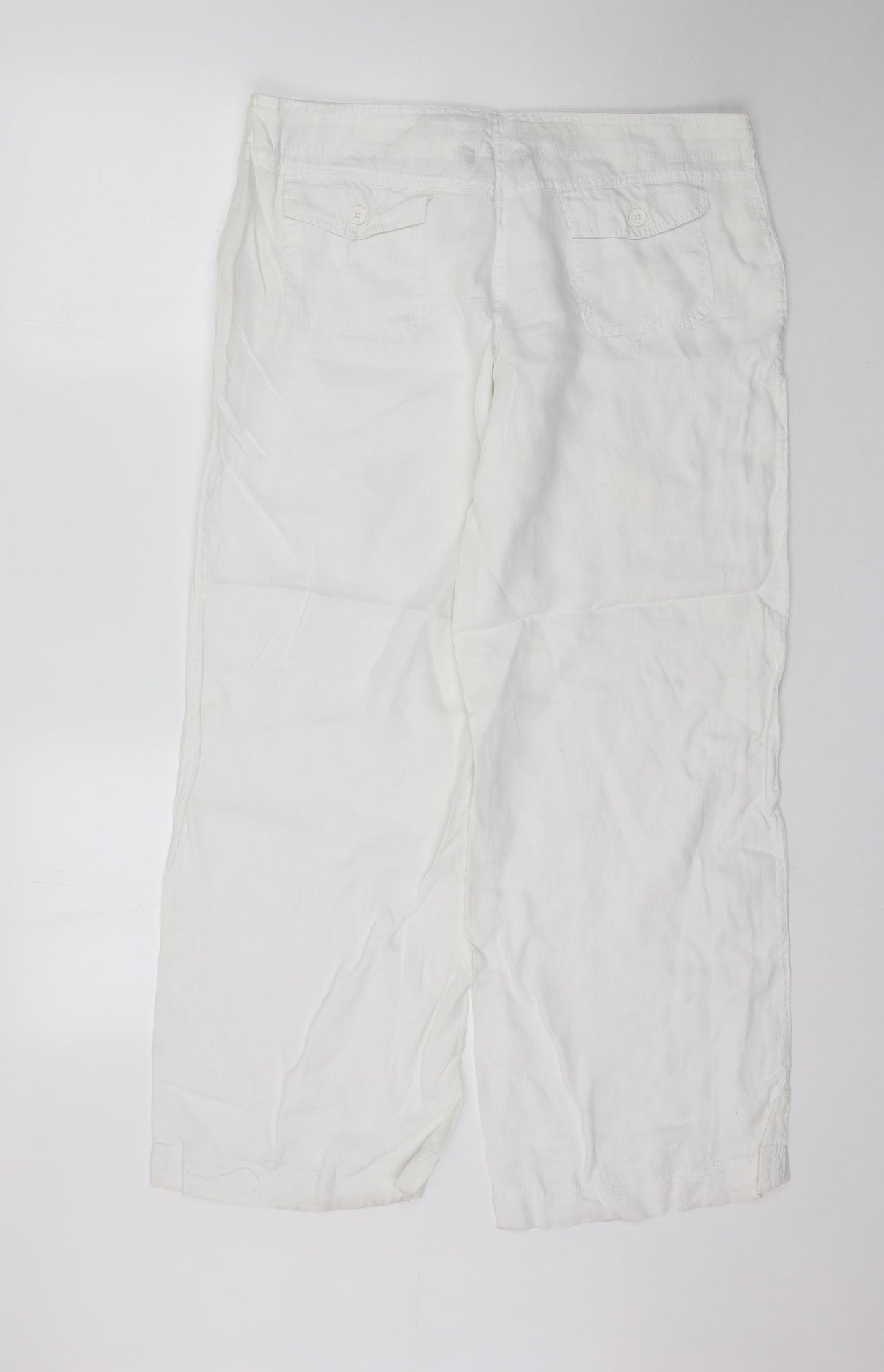 Atmosphere Womens White   Trousers  Size 14 L30 in