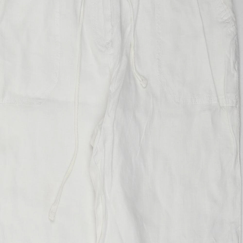 Atmosphere Womens White   Trousers  Size 14 L30 in