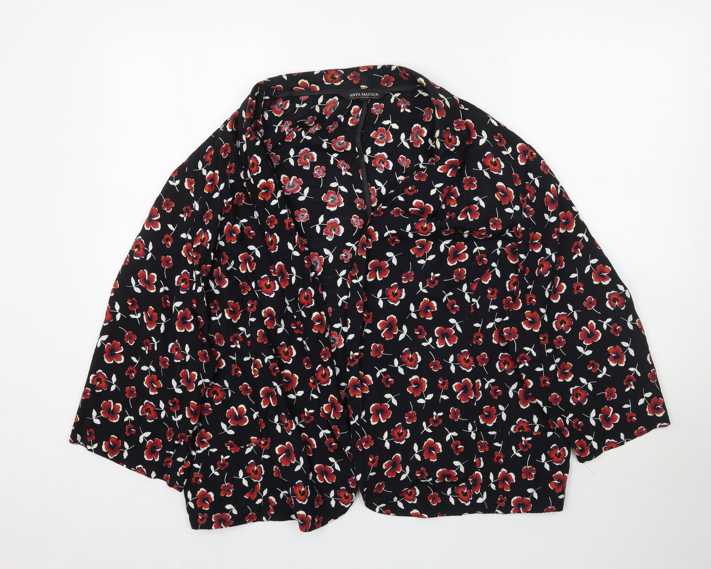 M&Co Womens Multicoloured Floral  Jacket Blazer Size 28