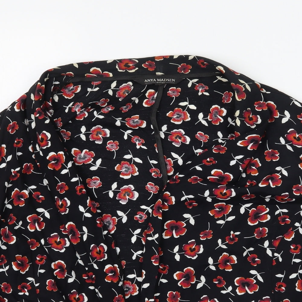 M&Co Womens Multicoloured Floral  Jacket Blazer Size 28