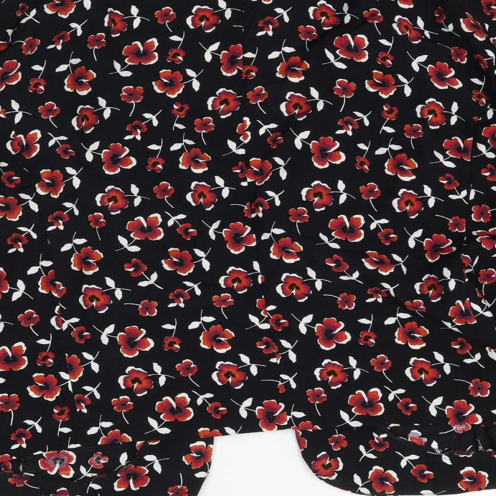 M&Co Womens Multicoloured Floral  Jacket Blazer Size 28