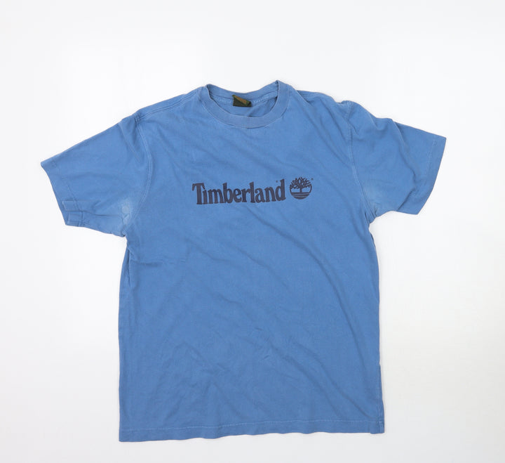 Timberland Mens Blue T-Shirt Size XS