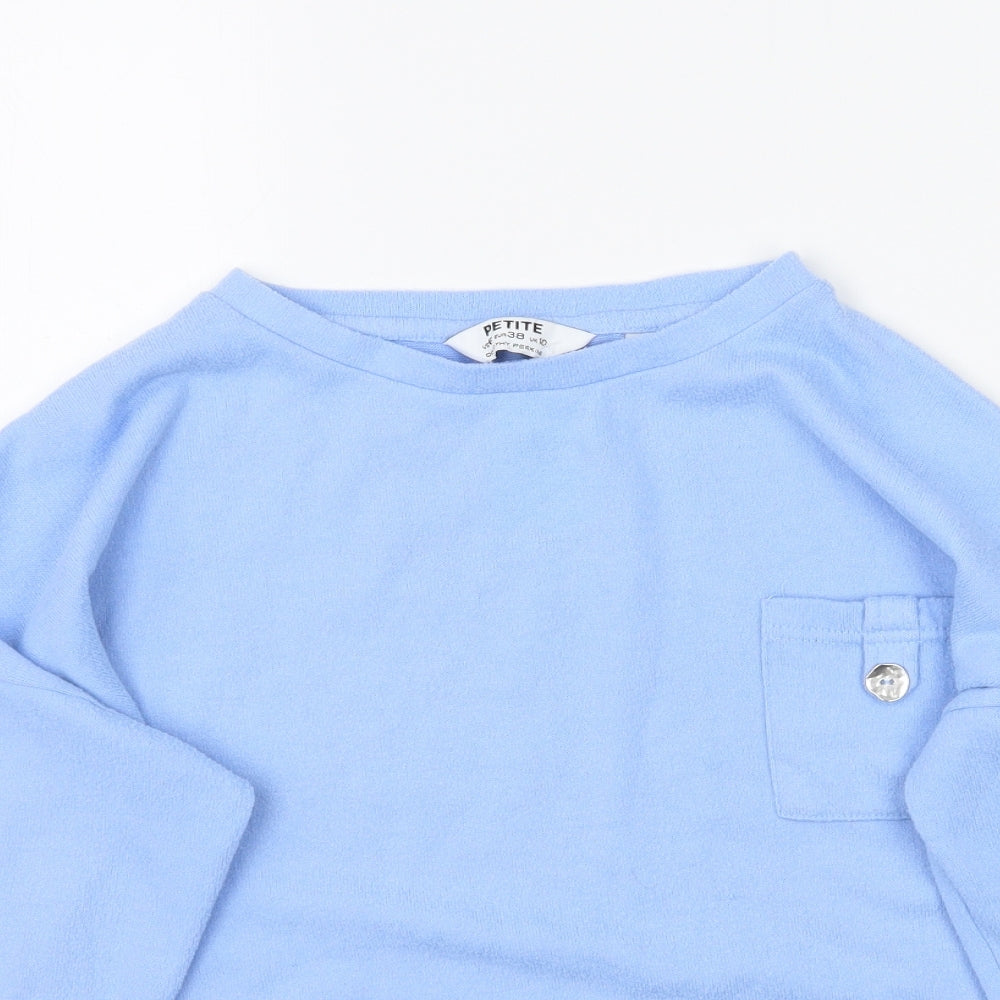 Dorothy Perkins Womens Blue   Basic T-Shirt Size 10