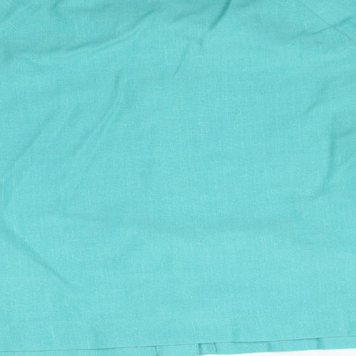 Whim! Womens Blue   Basic Button-Up Size 14
