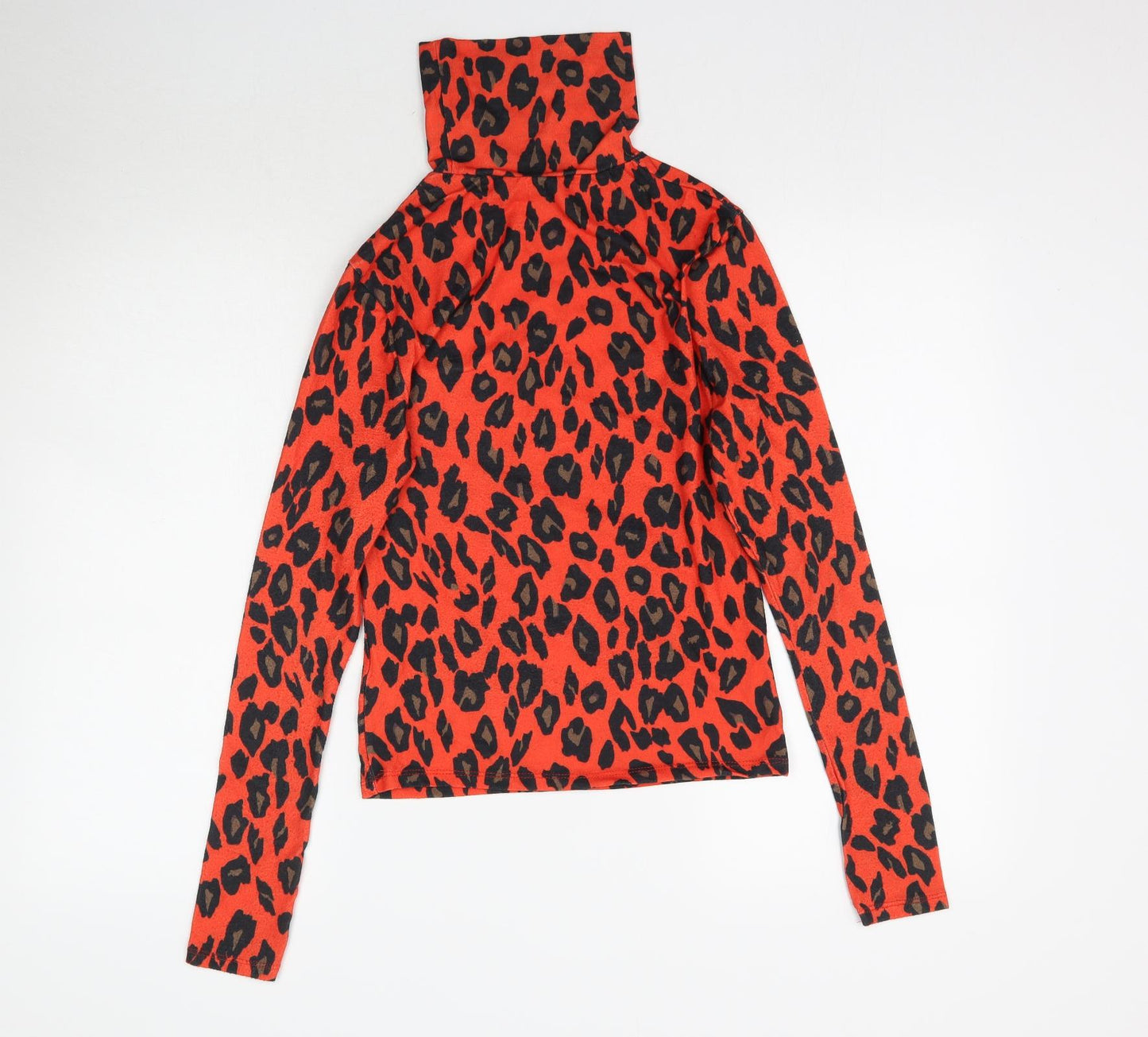 Primark Womens Multicoloured Animal Print  Basic T-Shirt Size XS