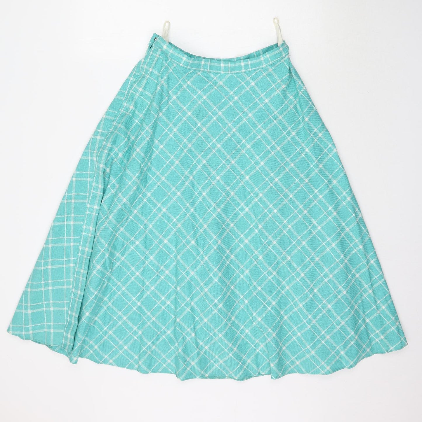 Whim! Womens Green   A-Line Skirt Size 14  - Mint Green / Blue