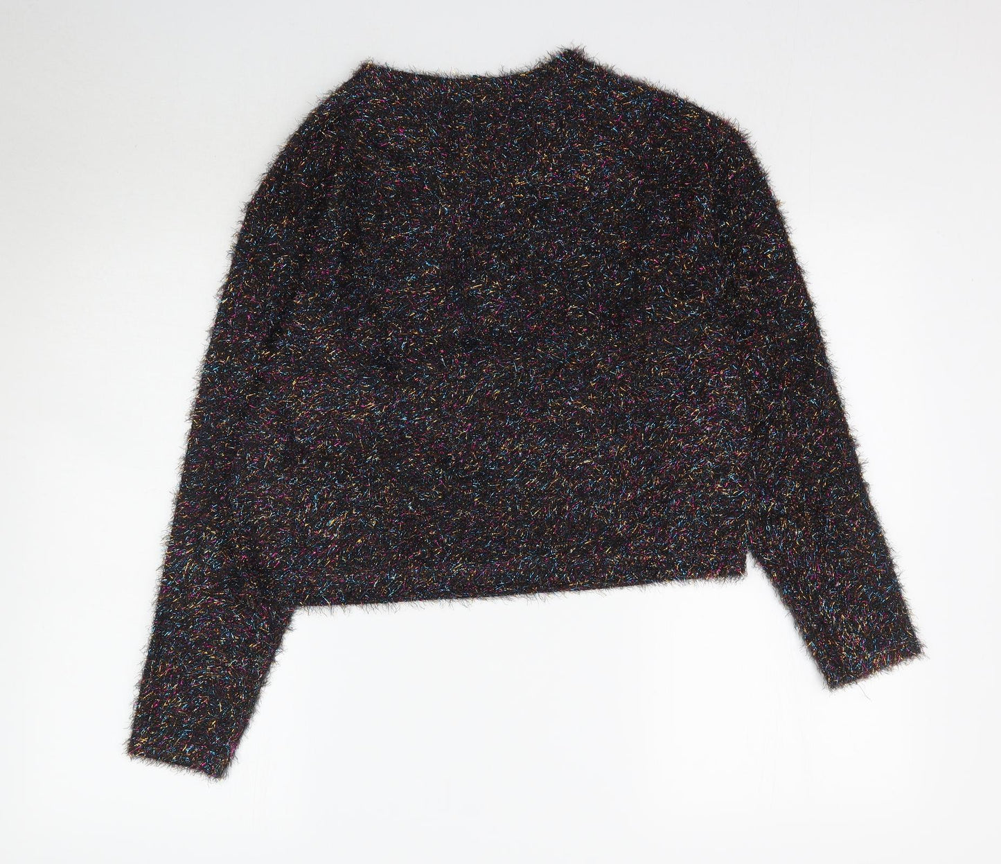 H&M Womens Black   Pullover Jumper Size L  - Sparkly