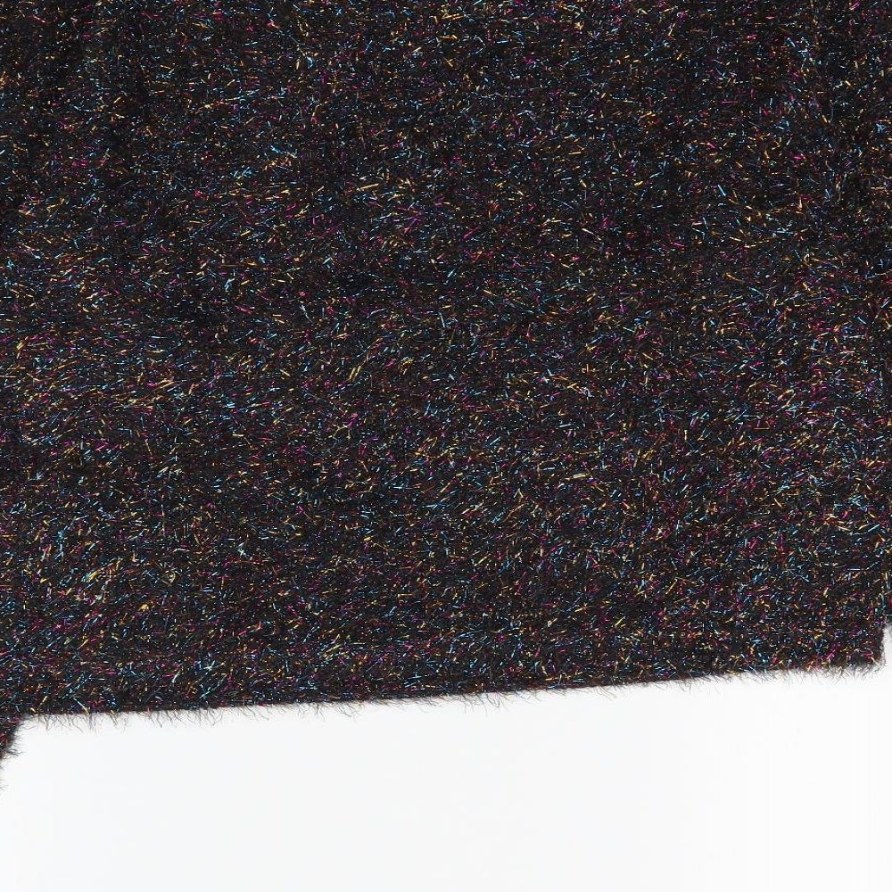 H&M Womens Black   Pullover Jumper Size L  - Sparkly