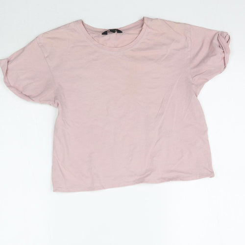 New Look Womens Pink   Basic T-Shirt Size 6