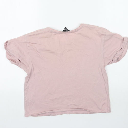 New Look Womens Pink   Basic T-Shirt Size 6