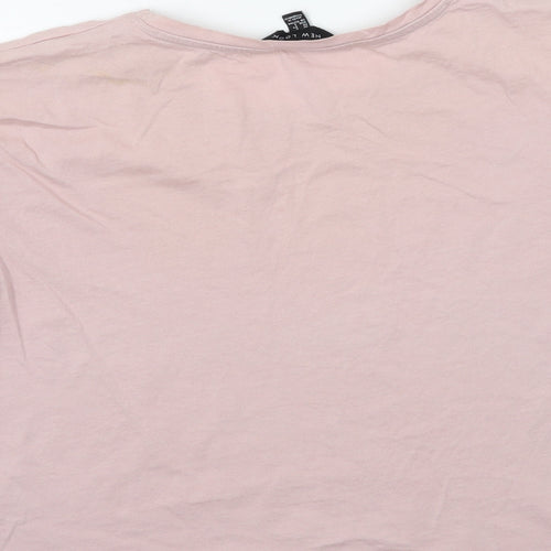 New Look Womens Pink   Basic T-Shirt Size 6