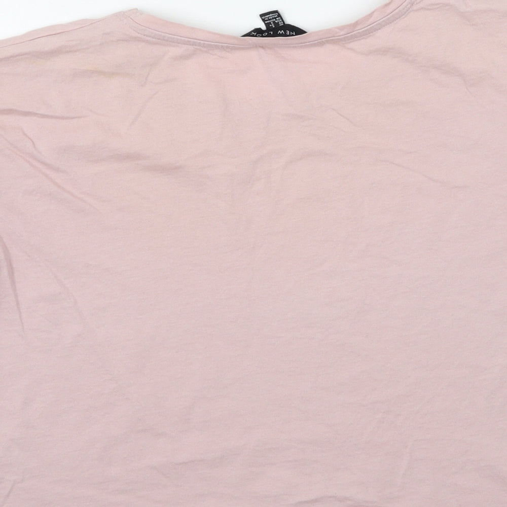New Look Womens Pink   Basic T-Shirt Size 6