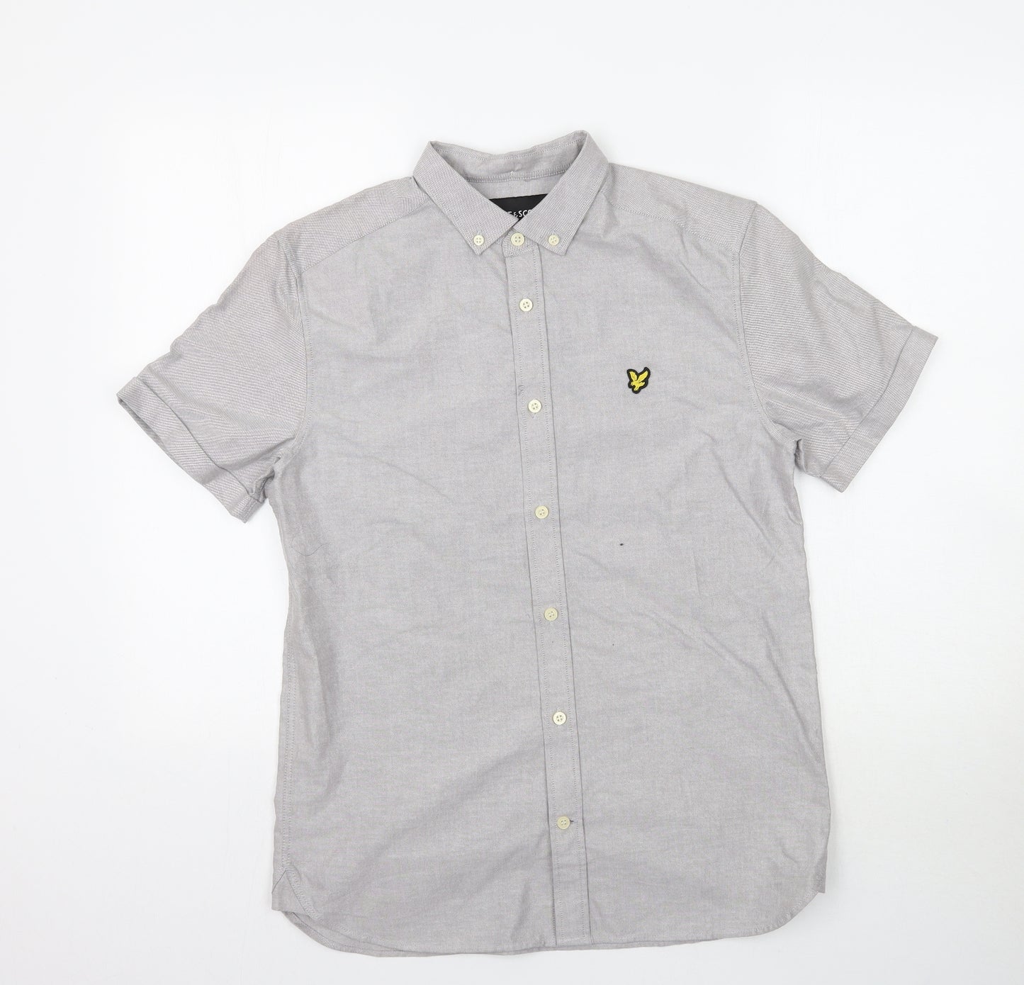 lyle and scott Mens Grey    Button-Up Size S