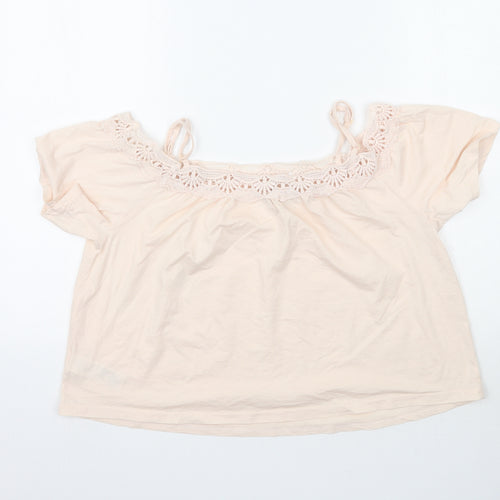 New Look Womens Pink   Basic Blouse Size 10