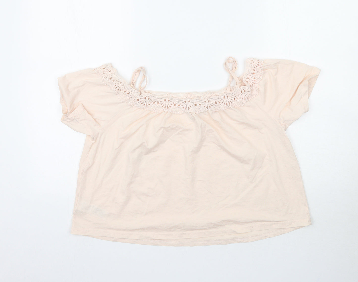 New Look Womens Pink   Basic Blouse Size 10