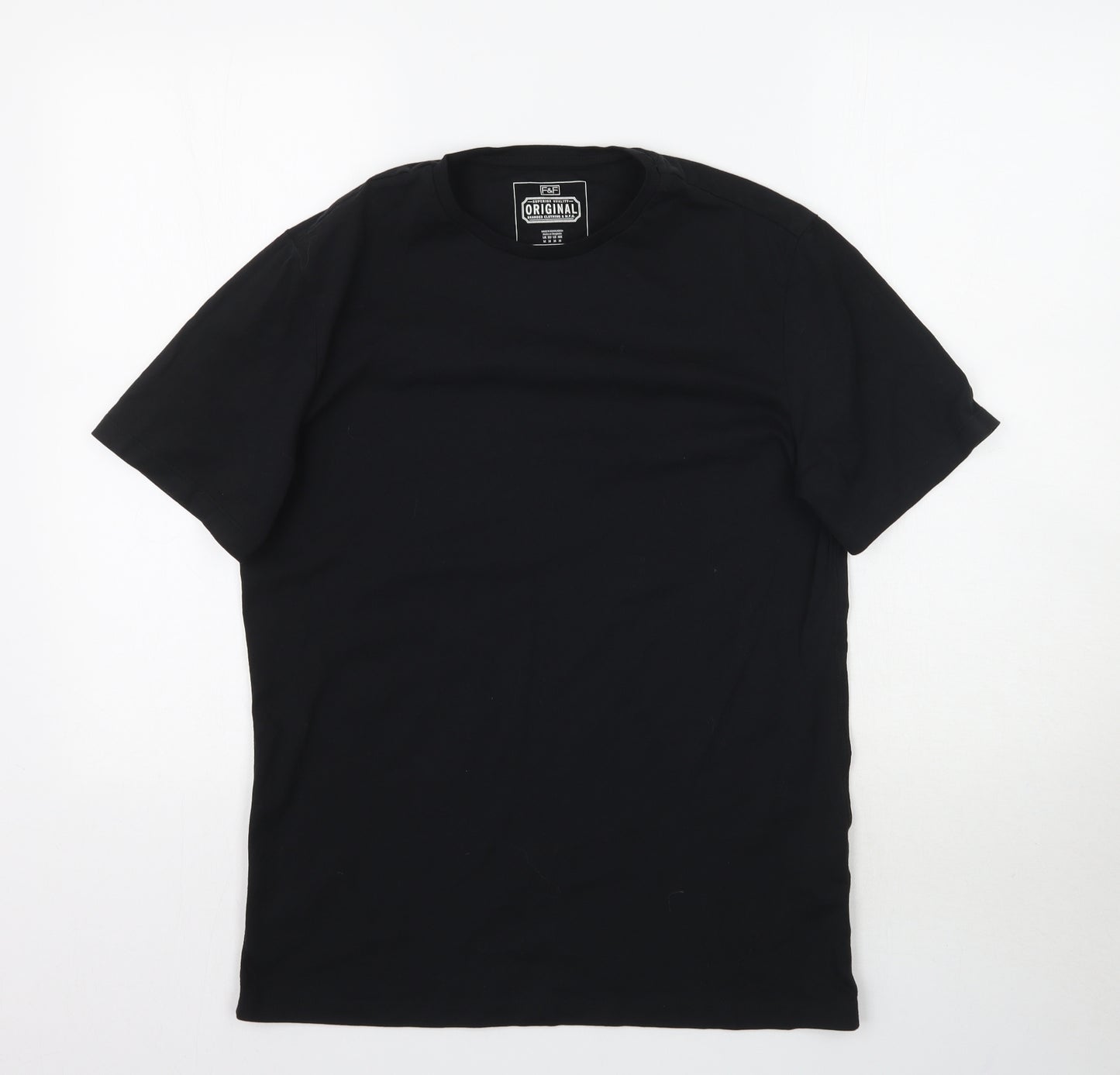 F&F Mens Black    T-Shirt Size M