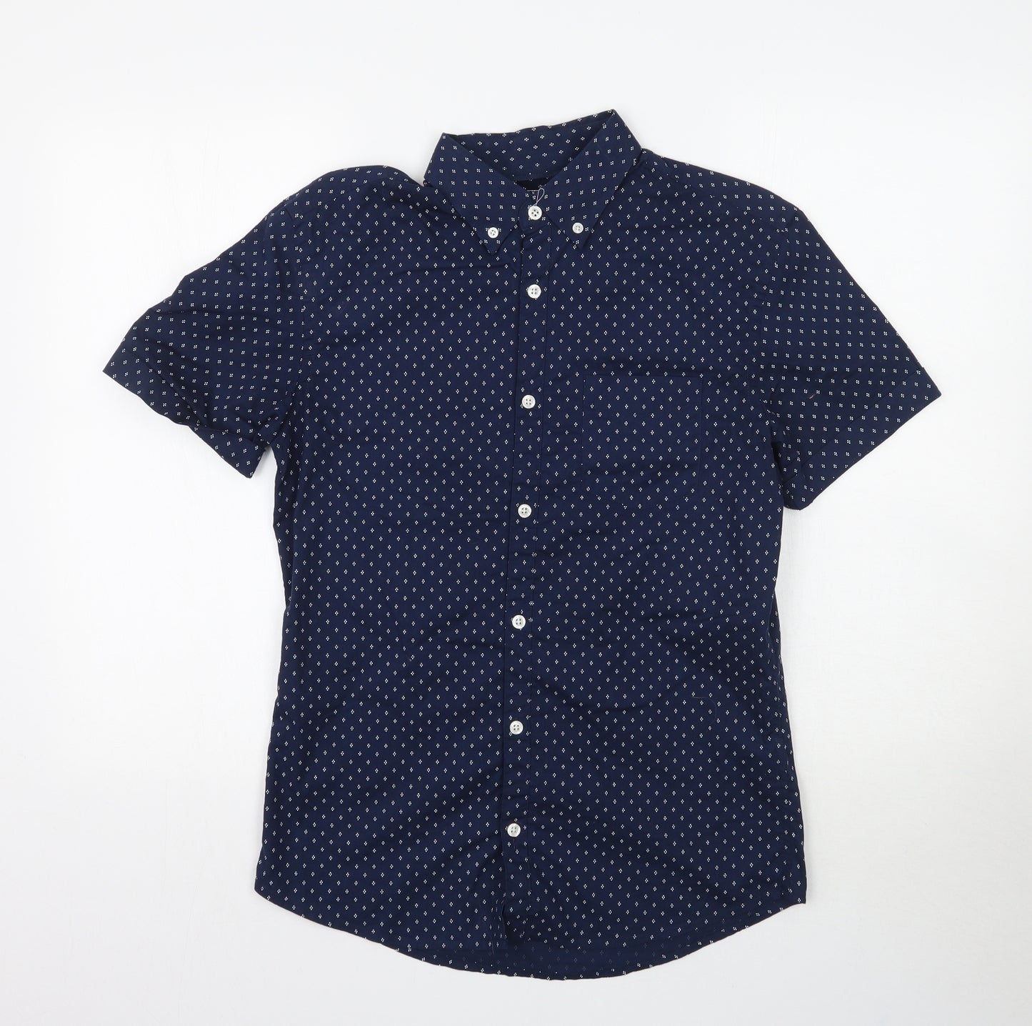 Burton Mens Blue    Button-Up Size S