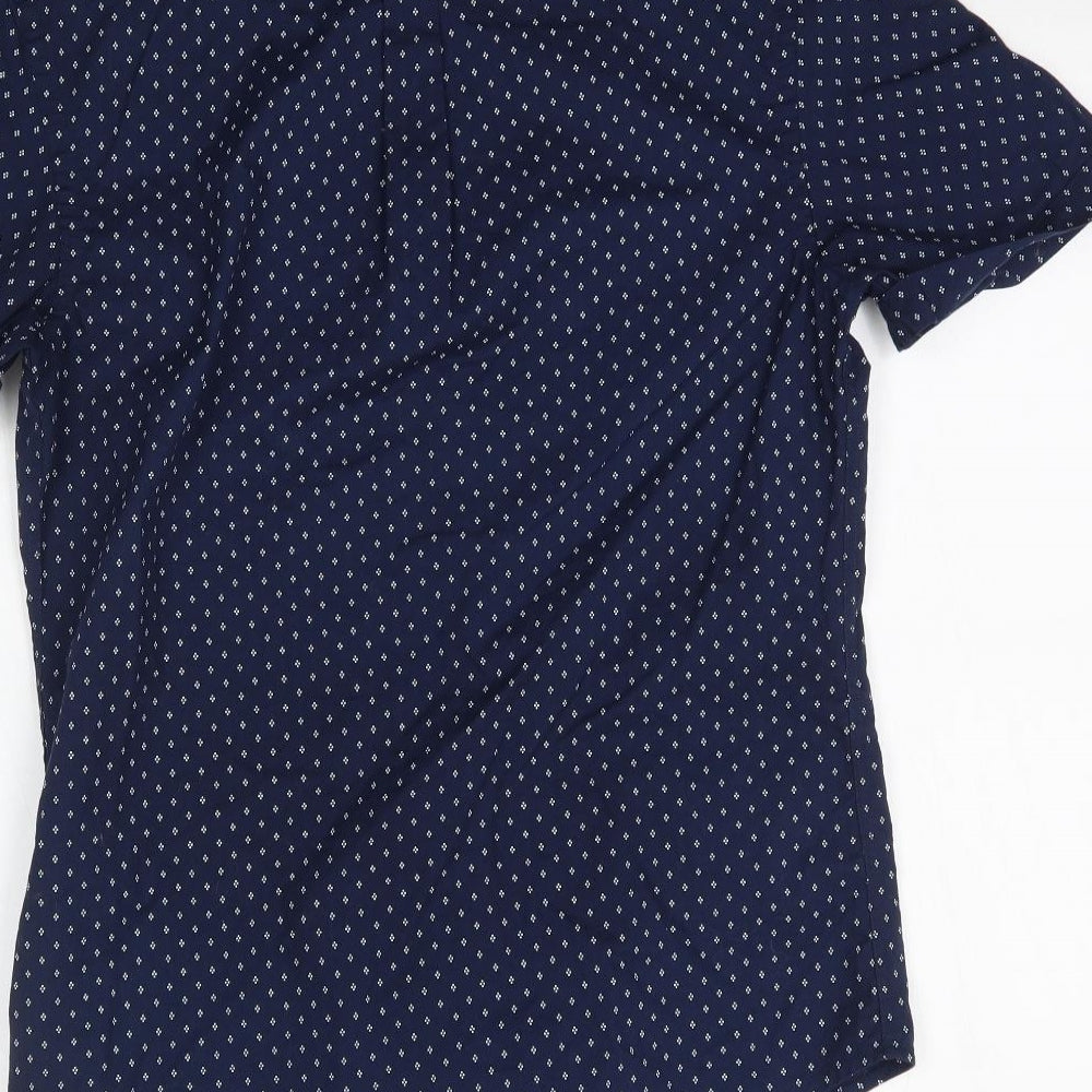 Burton Mens Blue    Button-Up Size S