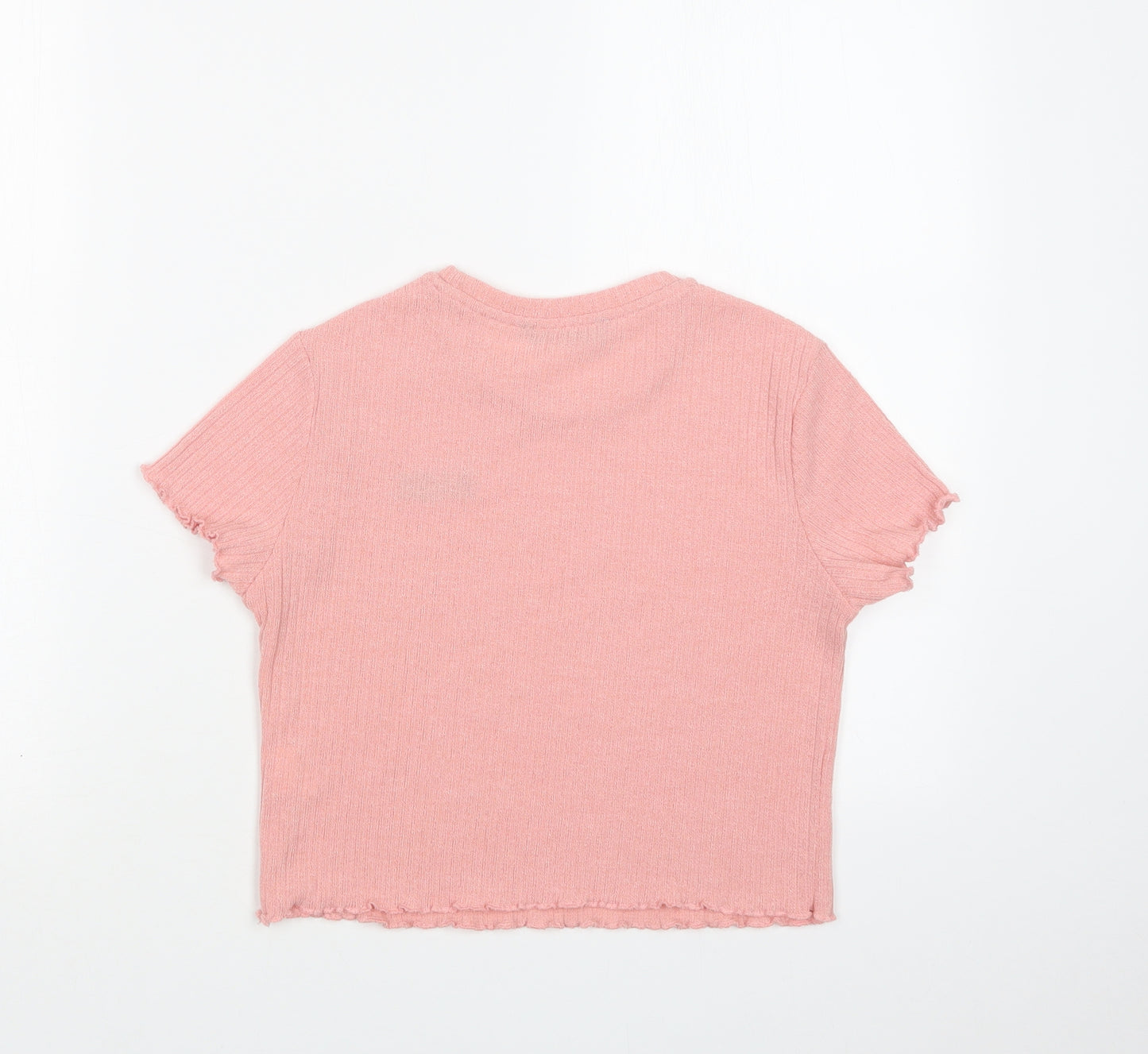 SheIn Womens Pink   Cropped T-Shirt Size M