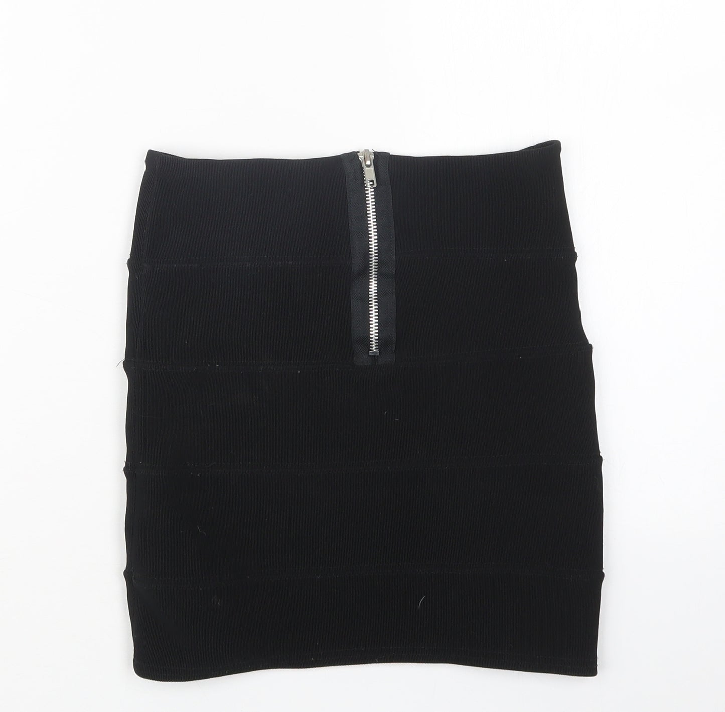 Preworn Womens Black   Mini Skirt Size 8