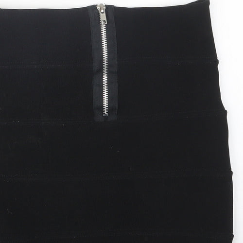 Preworn Womens Black   Mini Skirt Size 8
