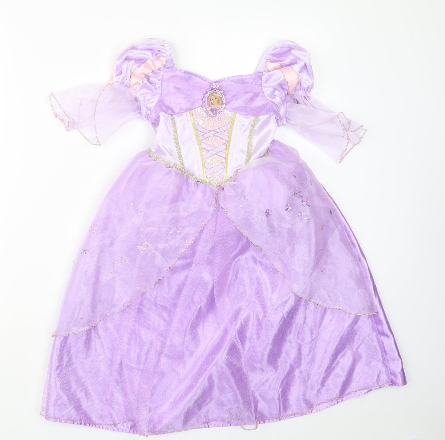 Matalan Girls Purple   A-Line  Size 3 Years  - Disney Princess Fancy Dress