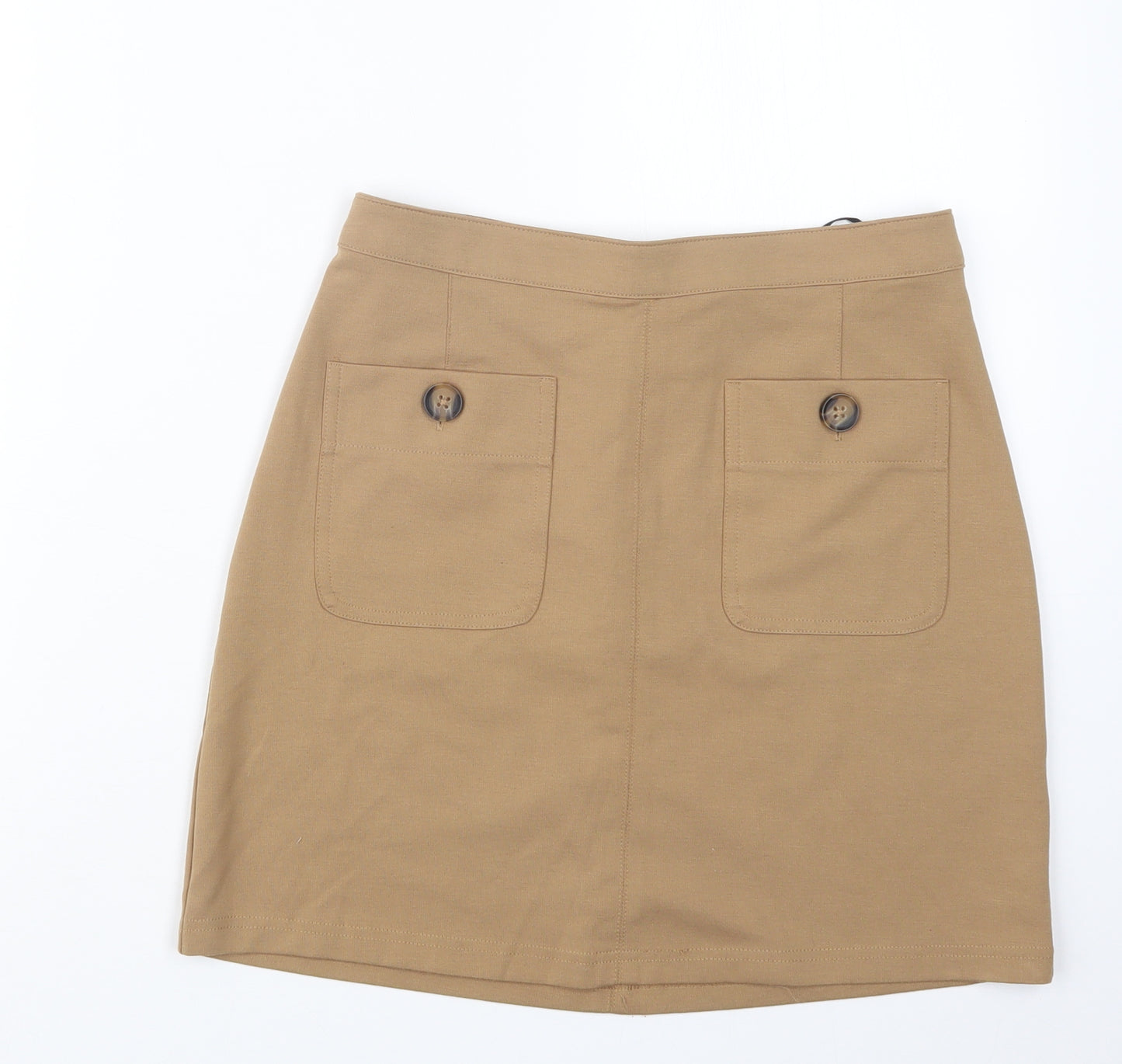 New Look Womens Beige   Straight & Pencil Skirt Size 8