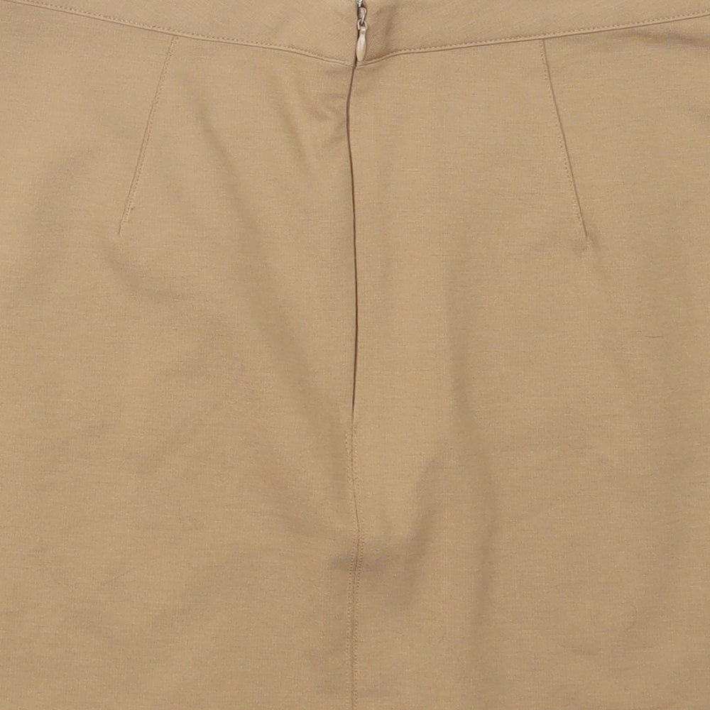 New Look Womens Beige   Straight & Pencil Skirt Size 8