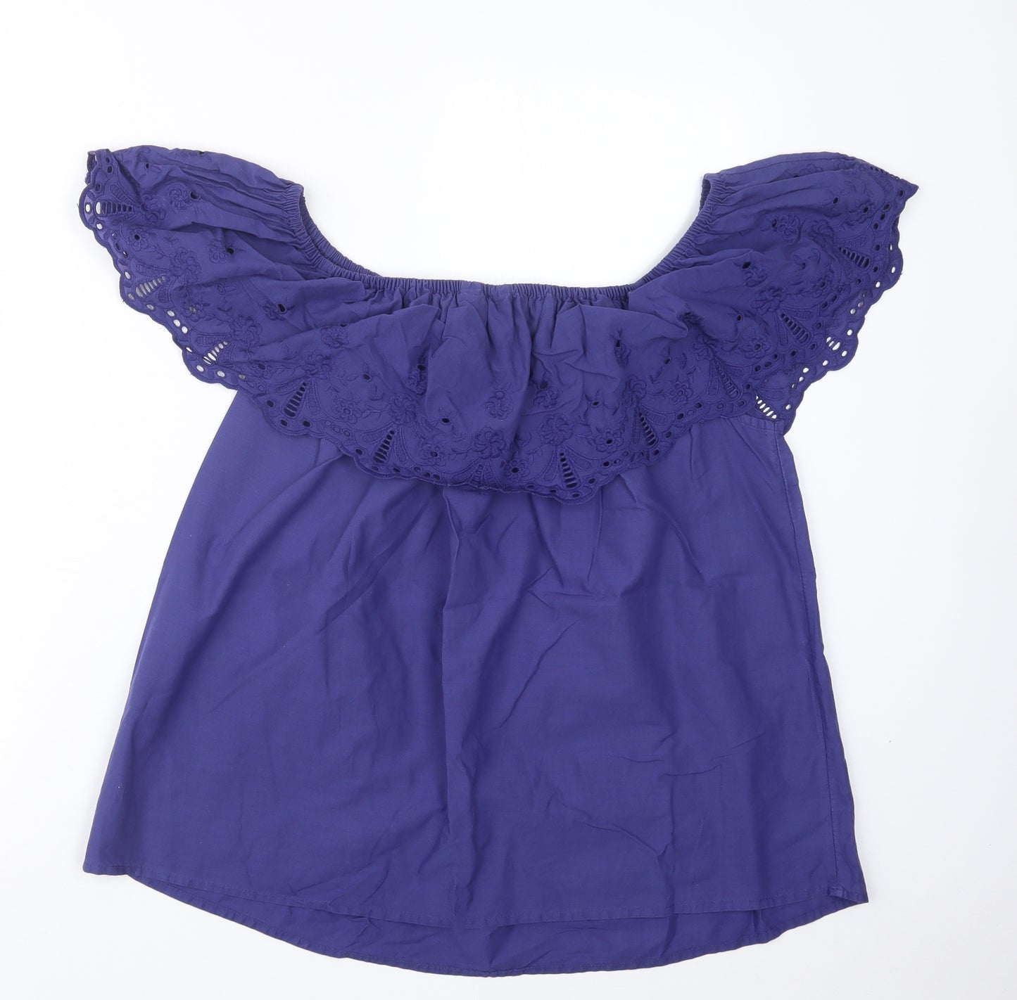 Nutmeg Womens Blue   Basic Blouse Size 18