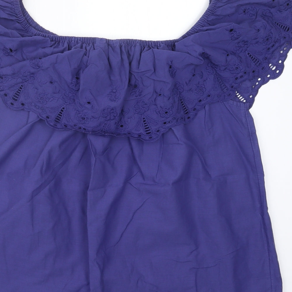 Nutmeg Womens Blue   Basic Blouse Size 18