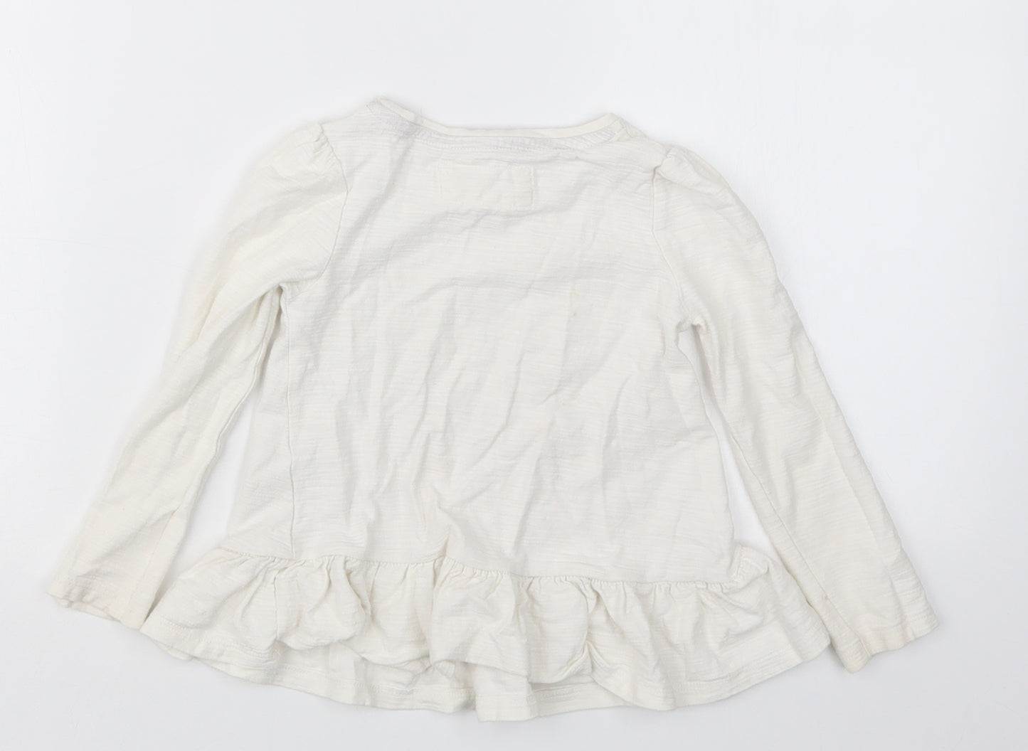 TU Girls White   Basic T-Shirt Size 2-3 Years