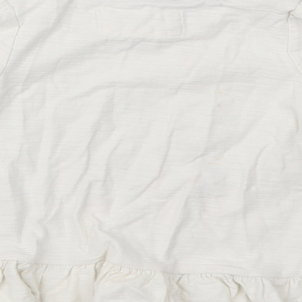 TU Girls White   Basic T-Shirt Size 2-3 Years