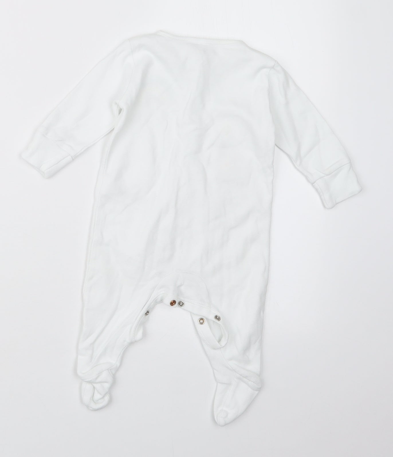 NEXT Baby White Geometric  Babydoll One Piece Size 3-6 Months