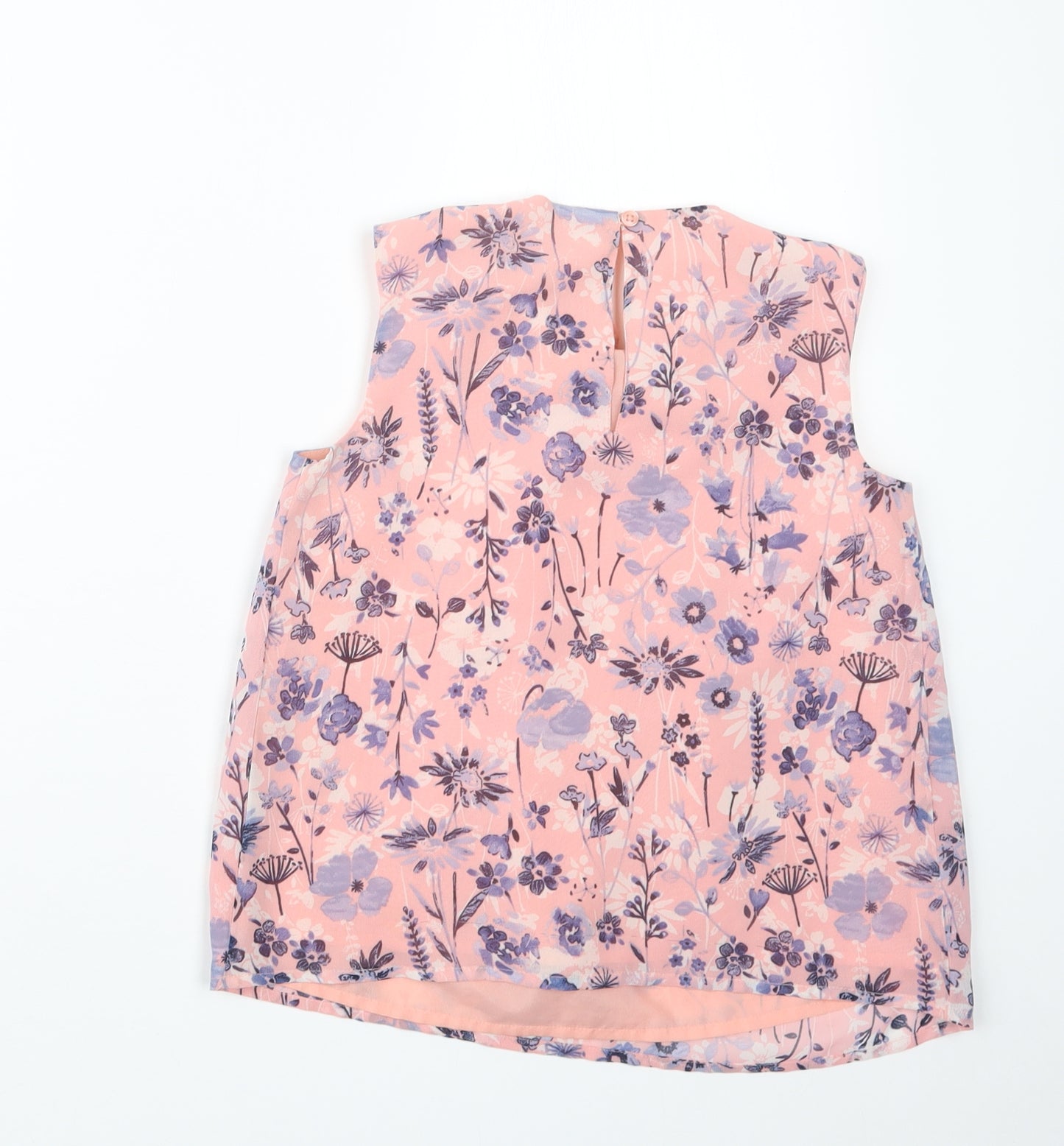 George Girls Pink Geometric  Basic Blouse Size 7-8 Years