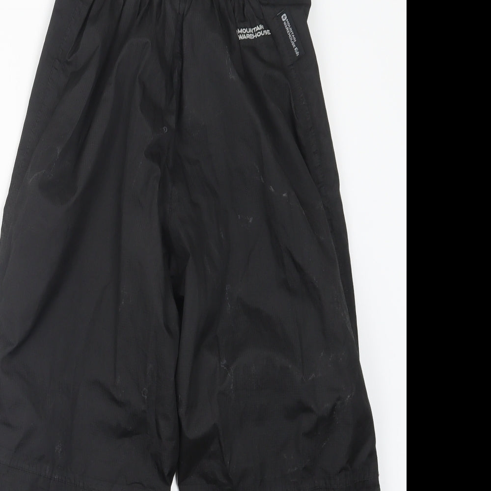 Mountain Warehouse Boys Black   Cargo Trousers Size 9-10 Years