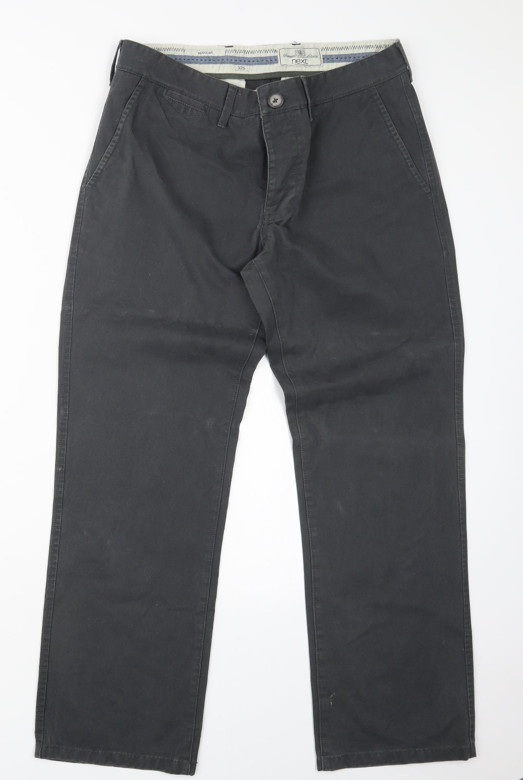 NEXT Mens Grey   Chino Trousers Size 31 in L29 in