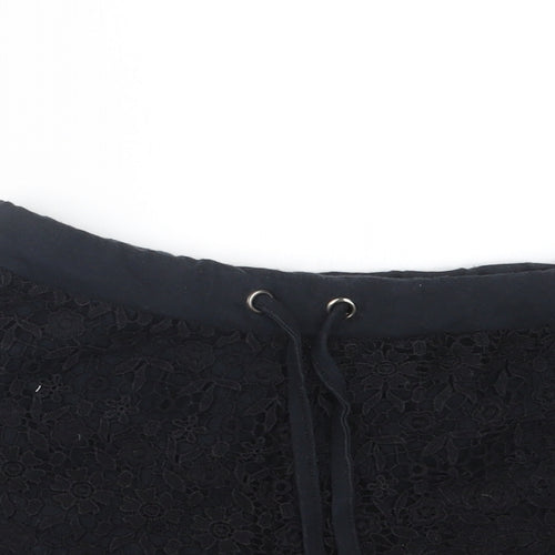 Peacocks Womens Black   Hot Pants Shorts Size 10