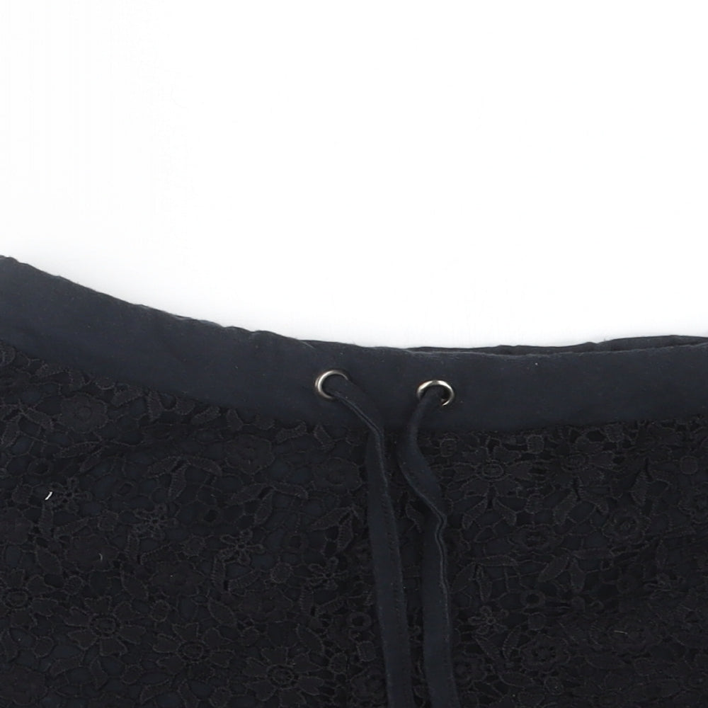 Peacocks Womens Black   Hot Pants Shorts Size 10