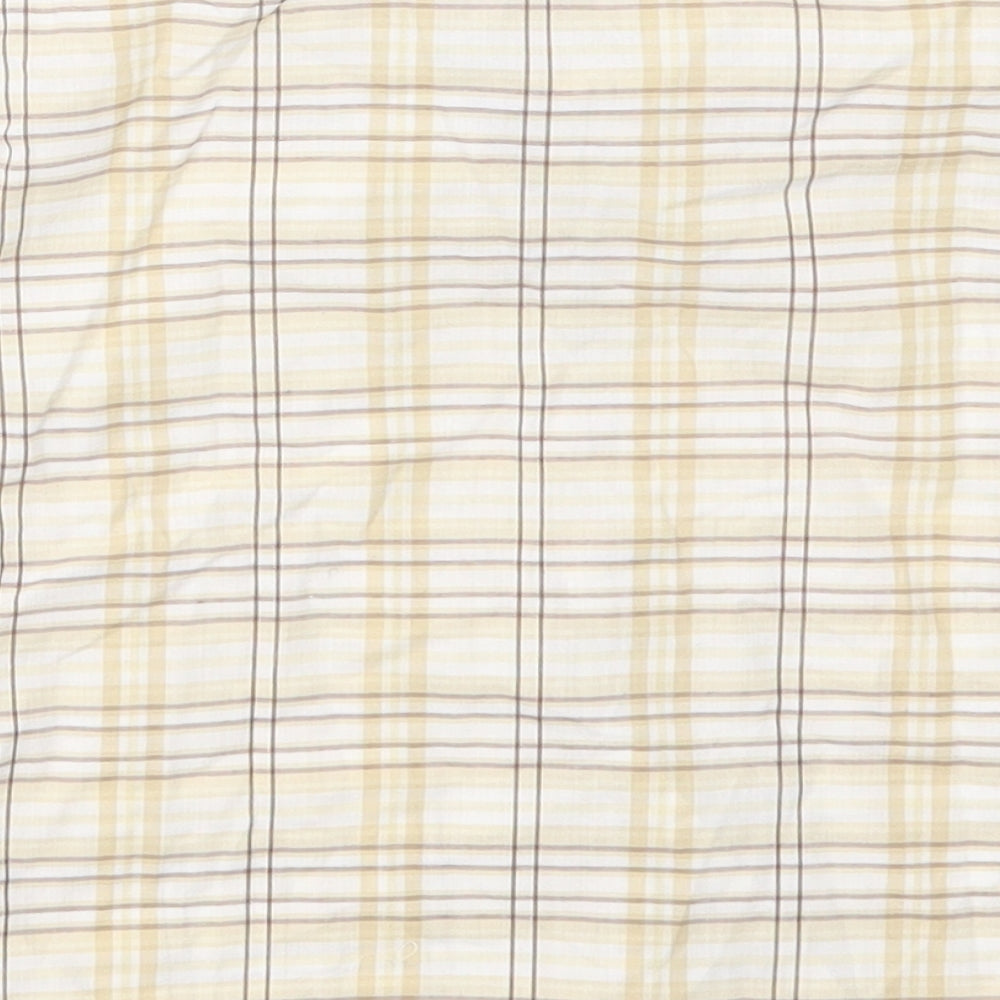 Forest Friends Boys Beige Check  Basic Button-Up Size 3-4 Years