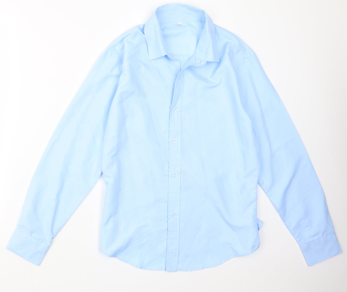 Preworn Mens Blue    Button-Up Size L