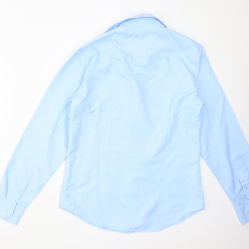 Preworn Mens Blue    Button-Up Size L