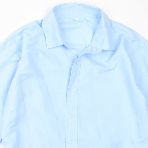 Preworn Mens Blue    Button-Up Size L