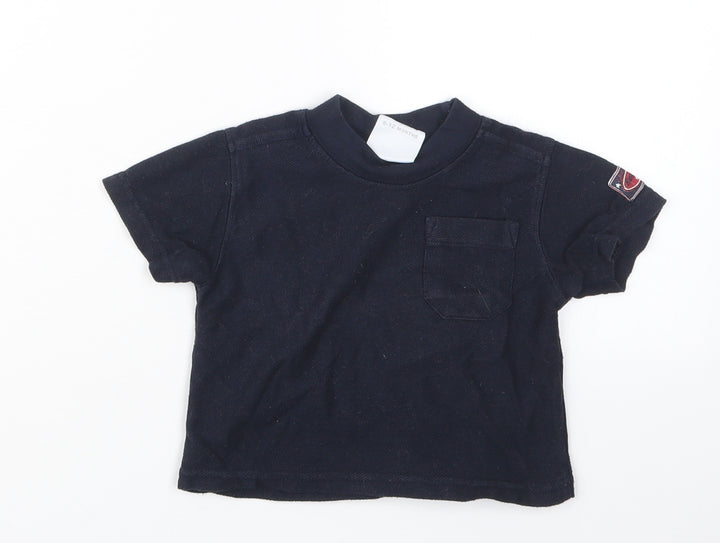 Preworn Boys Blue Basic T-Shirt Size 6-9 Months