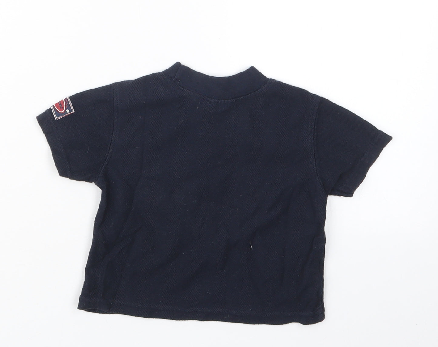 Preworn Boys Blue   Basic T-Shirt Size 6-9 Months