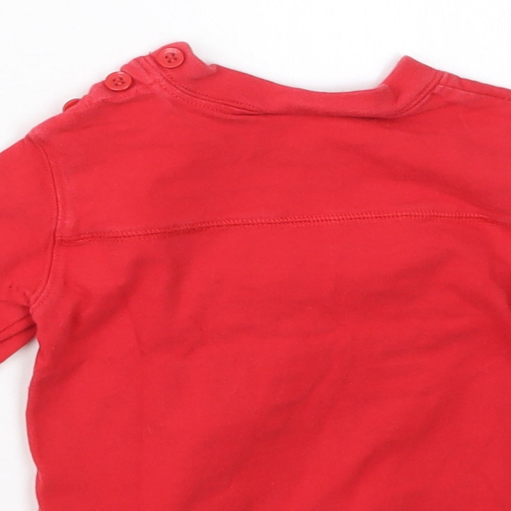 Ladybird Boys Red   Pullover Jumper Size 6-9 Months