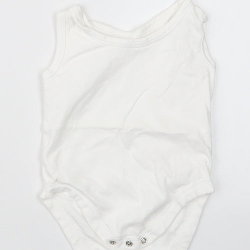 Mothercare Baby White   Babygrow One-Piece Size 12-18 Months